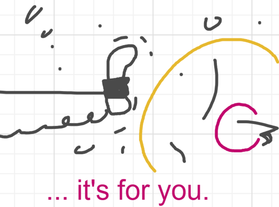 A panel from I've Been Everywhere, Man, episode nine of the Board Boards object show by Furretwalk/WalkingFurret.